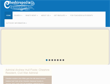 Tablet Screenshot of cheshirepedia.org